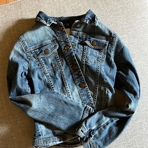 Blue jean jacket from American Eagle for girls.